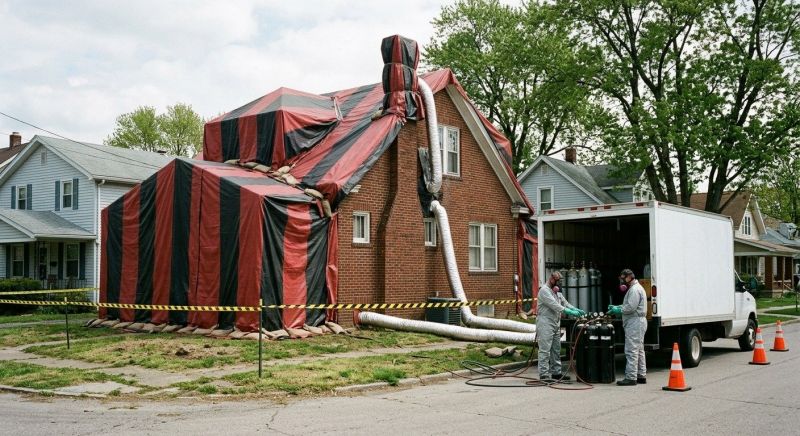 Roach Fumigation in Naperville, IL